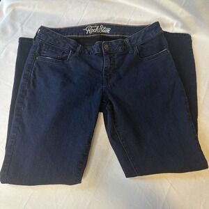 Womens OLD NAVY ROCKSTAR SUPER SKINNY Stretch Denim Jeans‎ Sz 14